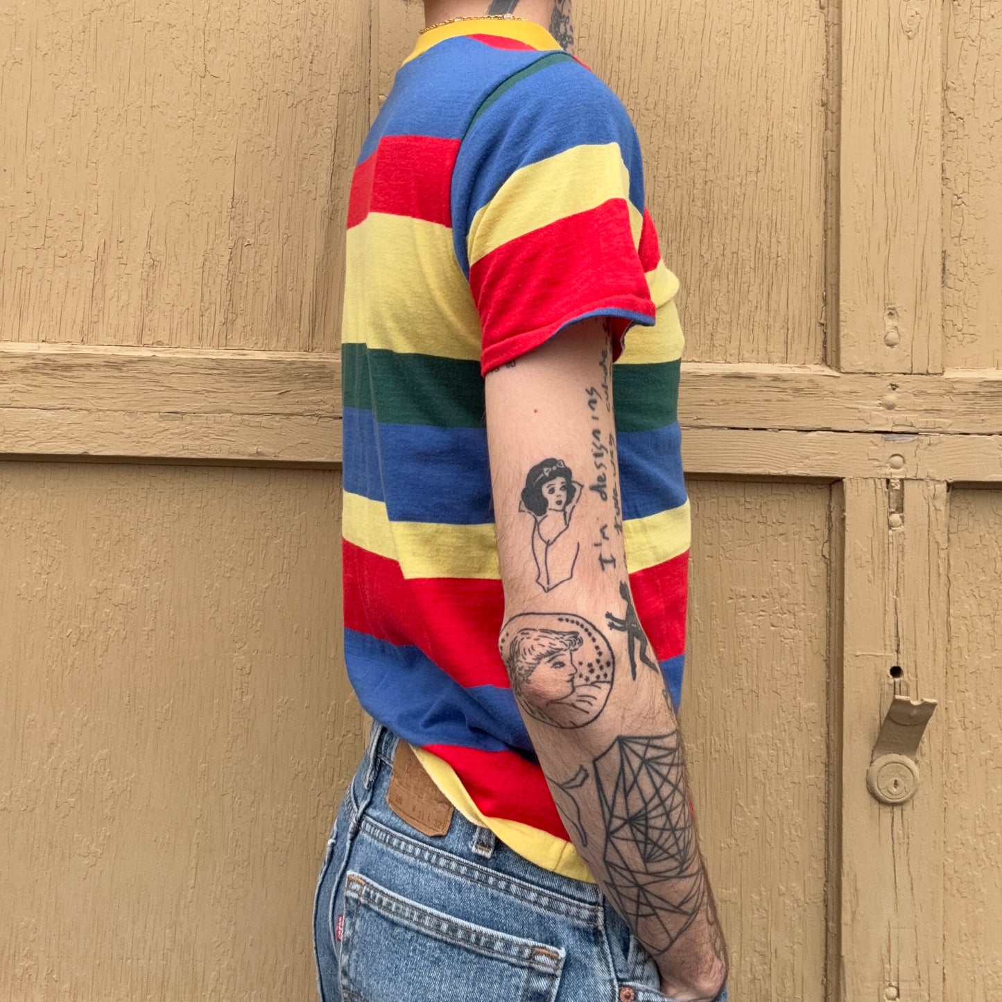 1970s Rainbow Stripe Tee