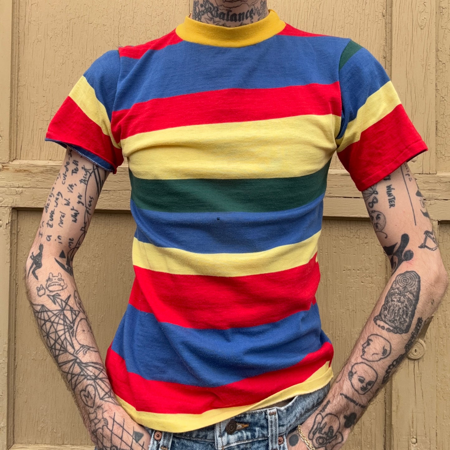 1970s Rainbow Stripe Tee