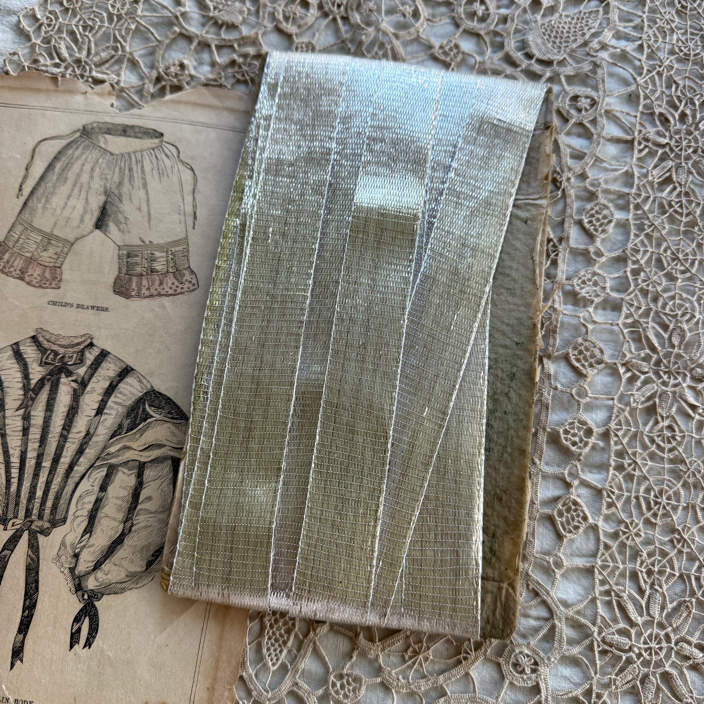 1930s Deadstock Lamé Trim