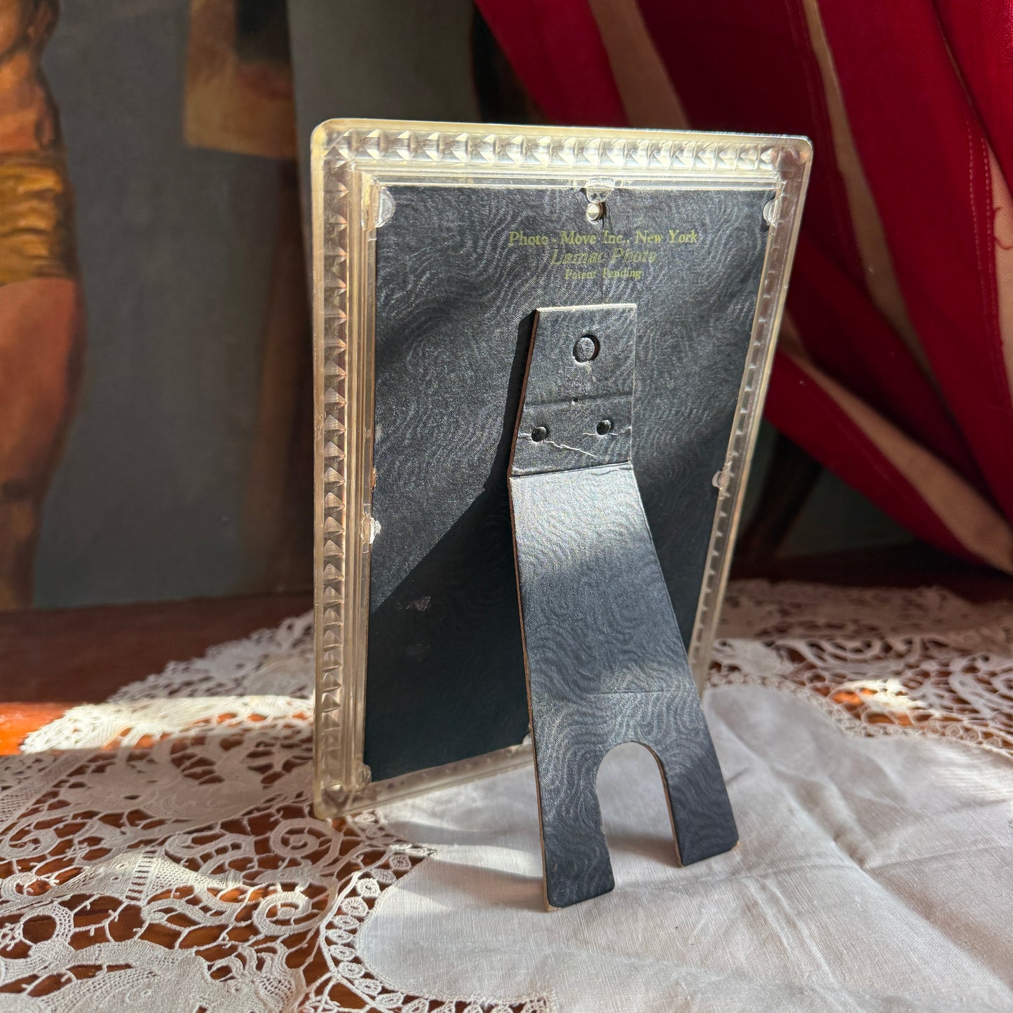 1940s Lenore Aubert Lenticular Photo in Frame