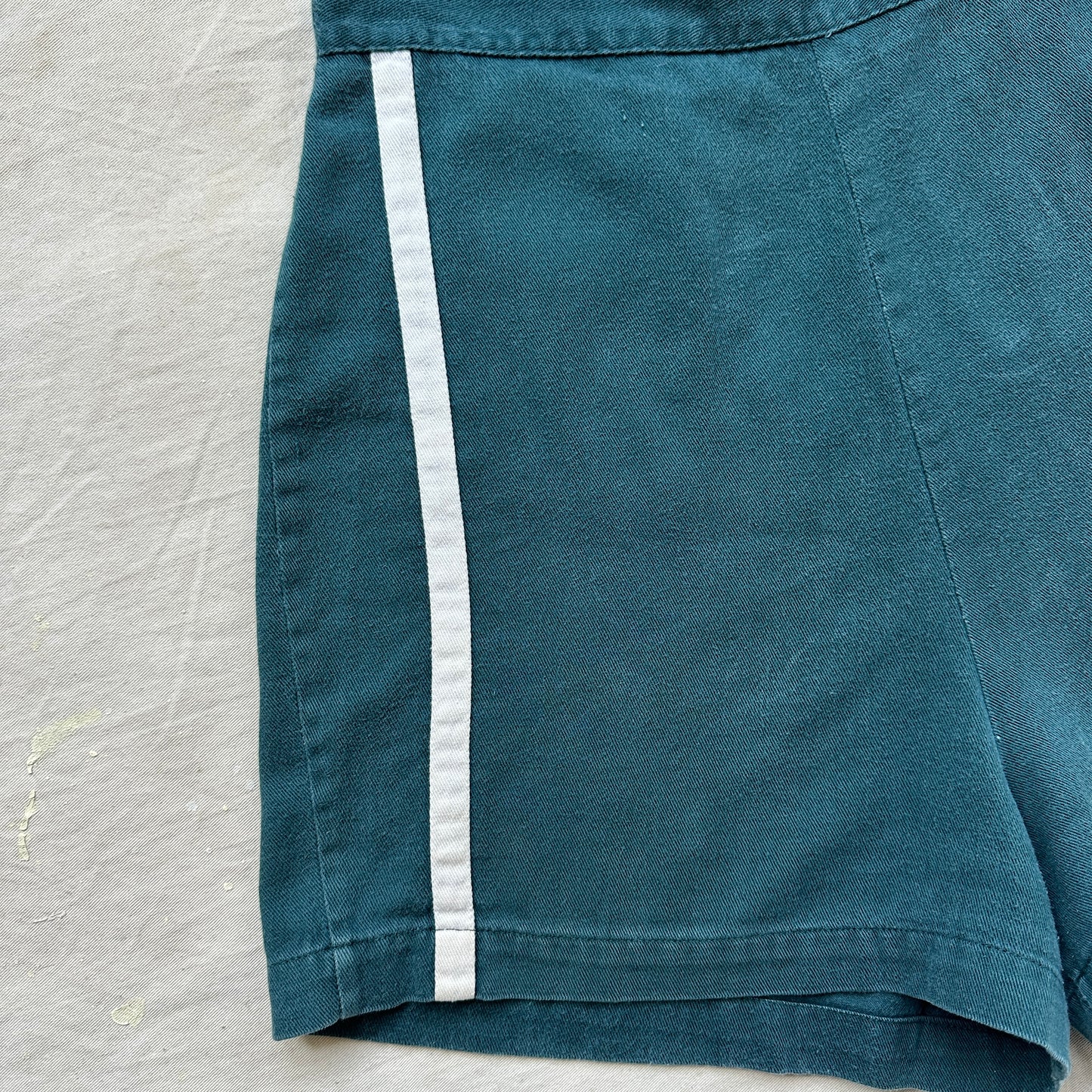 1940s Girl Scouts Cotton Side Button Shorts